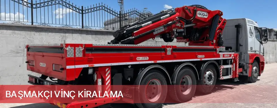 Başmakçı İlçemi Vinç Kiralama
